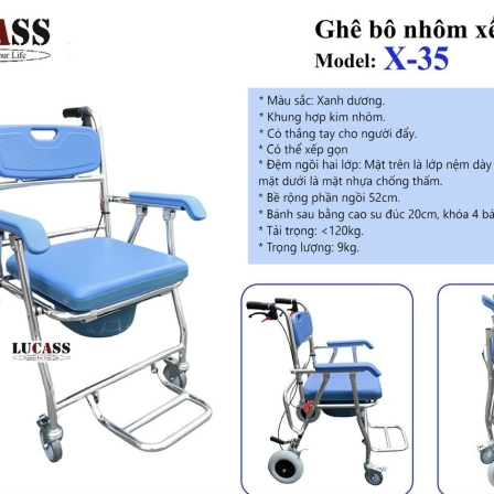 Xe bô nhôm xếp gọn 
